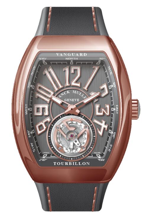 Review Franck Muller Vanguard Tourbillon Replica Watch V 41 T (TT) (5N) (TT BLC 5N)